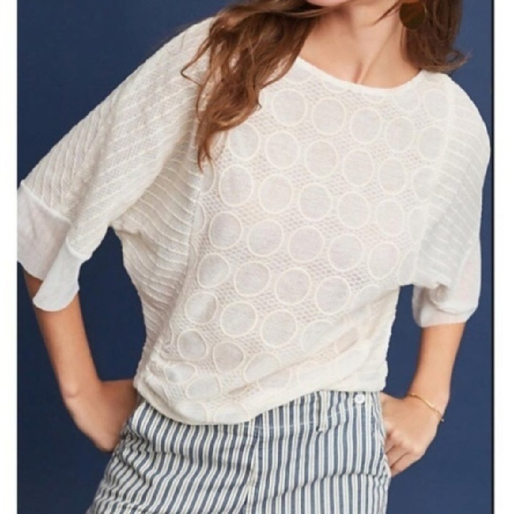 Anthro Akemi+Kin Ilyra Textured Top